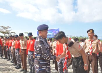 Wadan Kodaeral XIII Buka Persami dan Bela Negara Siswa Korps Kadet RI di Tarakan
