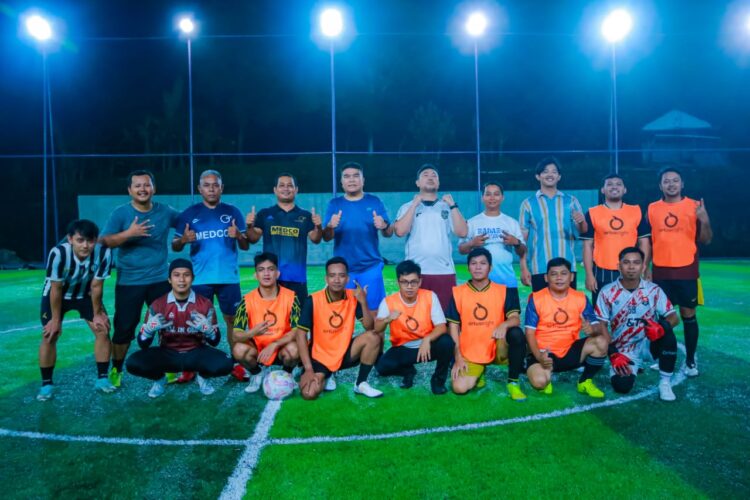 Medco E&P Tarakan Pererat Silaturahmi dengan Insan Pers melalui Mini Soccer