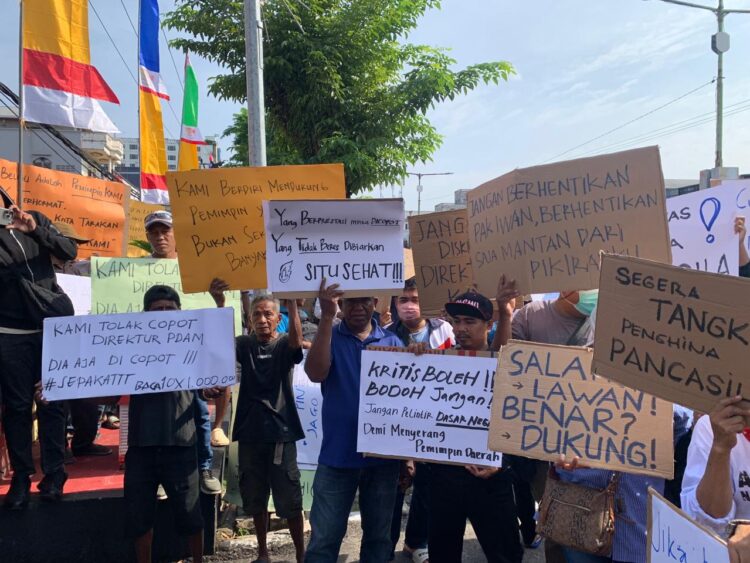 Ultimatum Polres Tarakan, Massa Beri Waktu 2 Minggu Usut Dugaan Penghinaan Pancasila