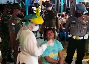 Tegakkan SE 4 Tahun 2021, Satgas Penanganan Covid – 19 Nunukan Kembali Gelar Razia