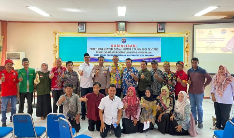 Sosialisasi Peraturan, Dinsos Tarakan Ingatkan Soal Izin Pengumpulan Uang dan Barang