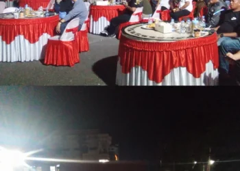 Sambil Nobar Timnas, Polres Tarakan Serap Aspirasi dan Pererat Silaturahmi