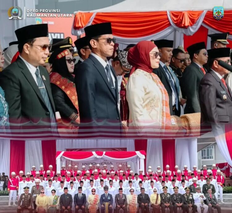 Herman Hadir di Upacara HUT ke-81 RI Tana Tidung, Ajak Jaga Persatuan