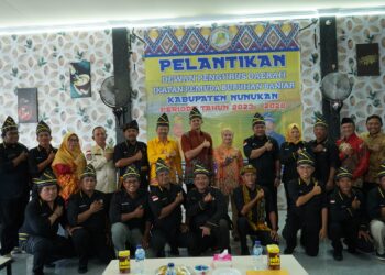 Pelantikan pengurus Ikatan Pemuda Bubuhan Banjar (IPBB) periode 2023-2028 (Foto : Humas Pemkab Nunukan)