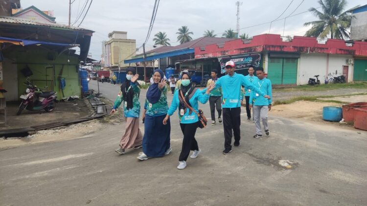 Puskesmas Sungai Nyamuk Peringati HKN ke 60 dengan Jalan Sehat