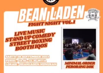 Fight Night Nunukan Digelar Malam Ini, 10 Petarung Siap Adu Jotos