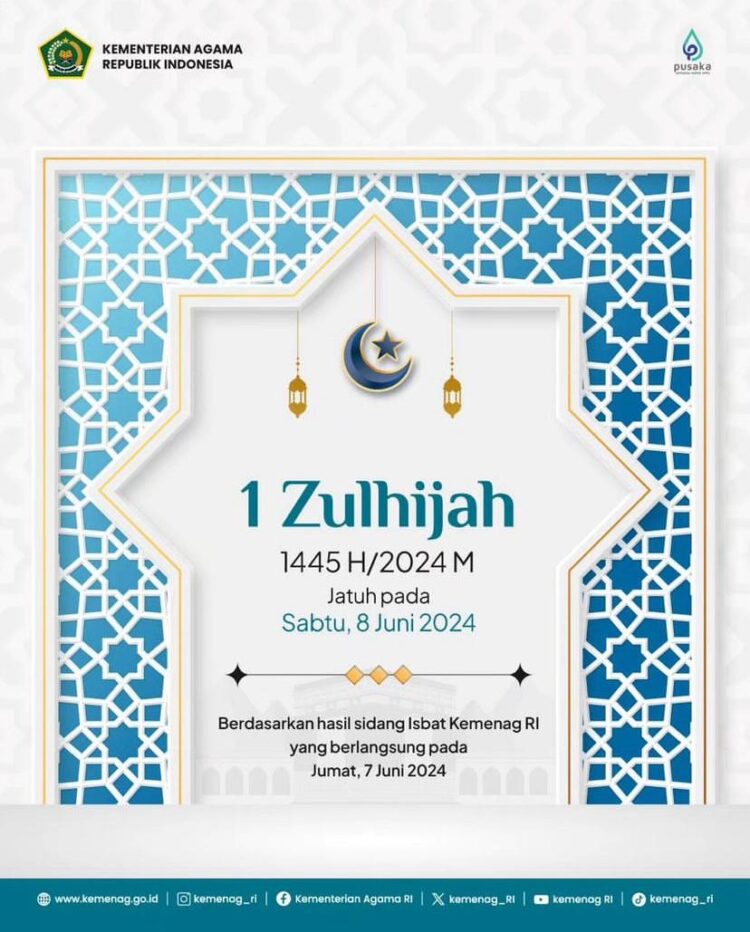 Sama dengan Muhammadiyah, Hari Raya Idul Adha Jatuh pada 17 Juni 2024