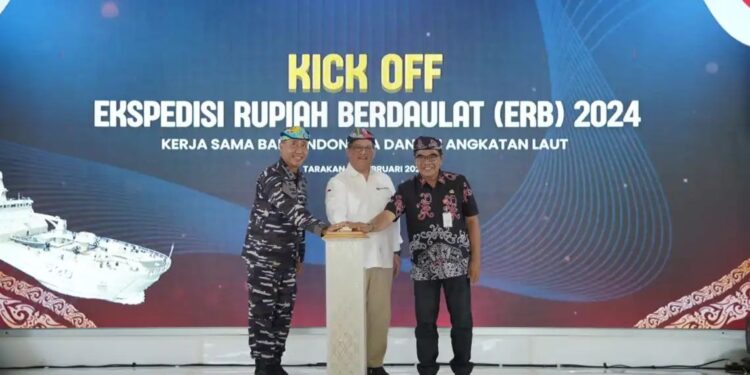 Kick off ekspedisi rupiah berdaulat (FOTO : Dokumen Bank Indonesia)