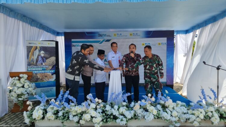 Go Live Co-Firing Biomassa di PLTU Malinau, Kontribusi Nyata PLN Nusantara Power Wujudkan Net Zero Emission 2060
