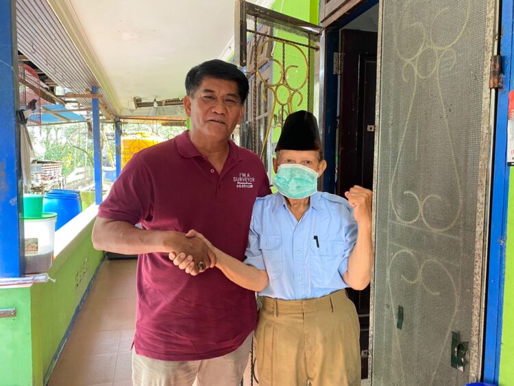 Perwakilan tim Andi Sulaiman saat bertemu mantan Wakil Wali Kota Tarakan, Thamrin AD