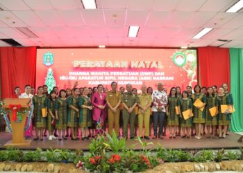 Dharma Wanita Persatuan dan ASN Nunukan Gelar Ibadah Perayaan Natal