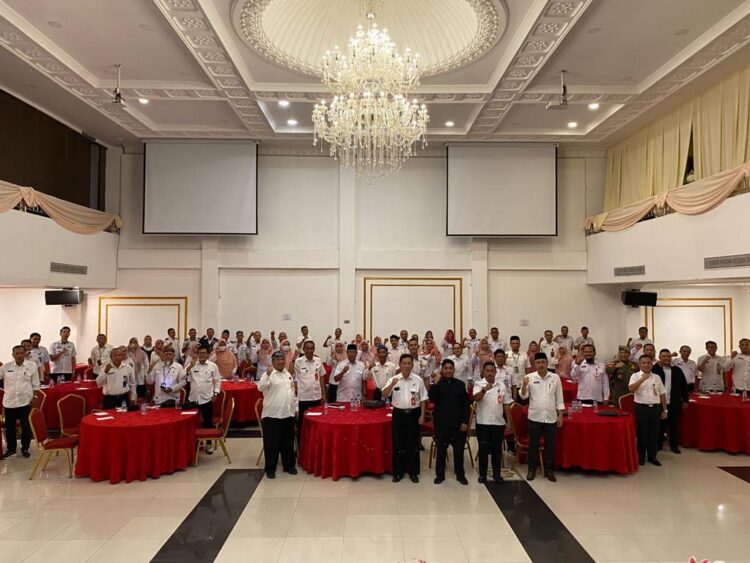 Sosialiasi netralitas ASN yang dilaksanakan di Hotel Lotus Tarakan