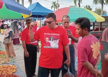 Blusukan ke Pasar, Adri Patton Pertegas “Keberpihakan” Sulton Untuk Pedagang Kecil