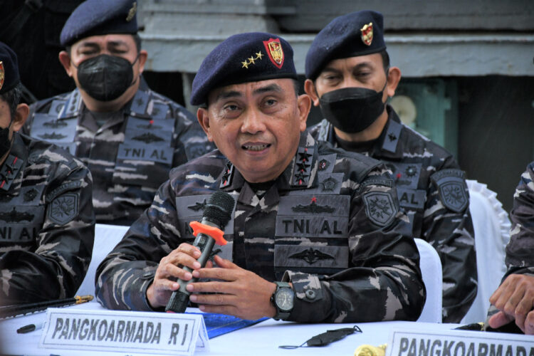 Panglima Koarmada (Pangkoarmada) RI Laksamana Madya (Laksdya) TNI Agung Prasetiawan