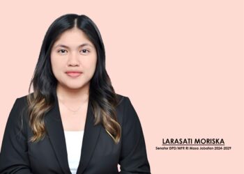 Larasati Moriska, Senator Termuda yang Bikin Masyarakat Kaltara Bangga