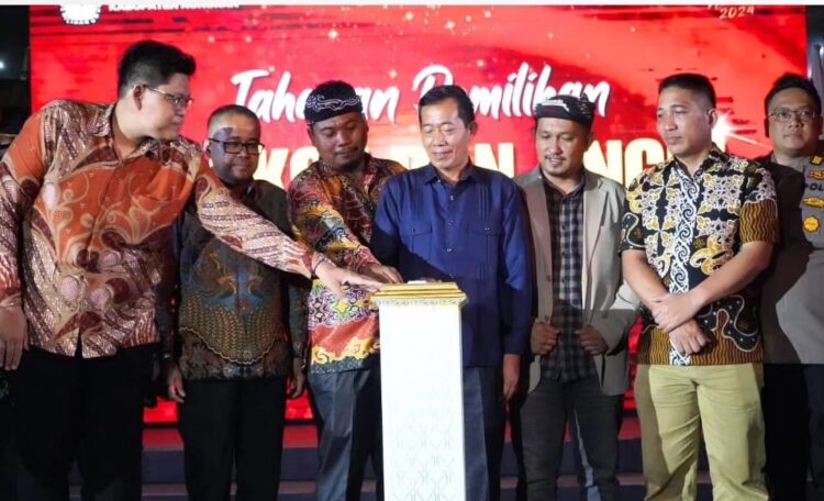 Sekda Serfianus Hadiri Peluncuran Maskot dan Jingle Pilkada Nunukan 2024