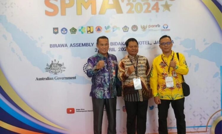 Wakil Bupati Nunukan Hadiri Kegiatan SPM Award 2024 di Jakarta