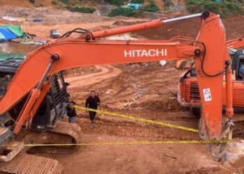 Alat berat milik penambang emas ilegal