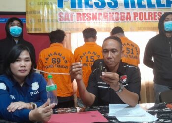 Pesta Sabu di Dekat Posko Kampung Bebas Narkoba Terbongkar, Tiga Orang Asik Nyabu Dibekuk Polisi