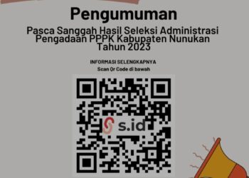 Berikut Link Pengumuman Hasil Seleksi Administrasi Pengadaan PPPK Nunukan