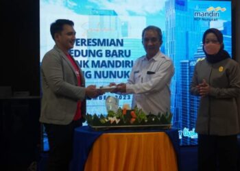 Kantor Baru Bank Mandiri Nunukan Resmi Beroperasi, ini Pesan Bupati Nunukan