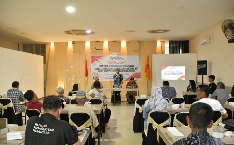 Dukung Bawaslu Wujudkan Pemilu Demokratis, Transparan dan Jujur, Sekda Nunukan Tekankan ini