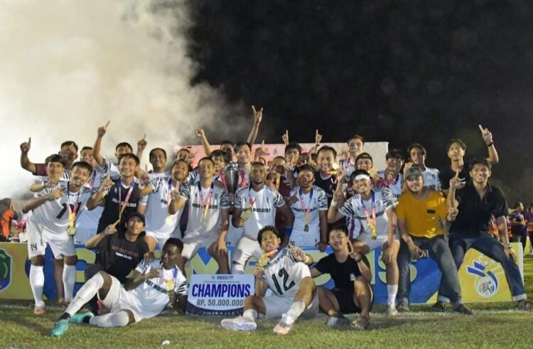 Tim ATM Juara Sepak Bola Bupati Cup 2023, Wabup Nunukan Tutup Turnamen