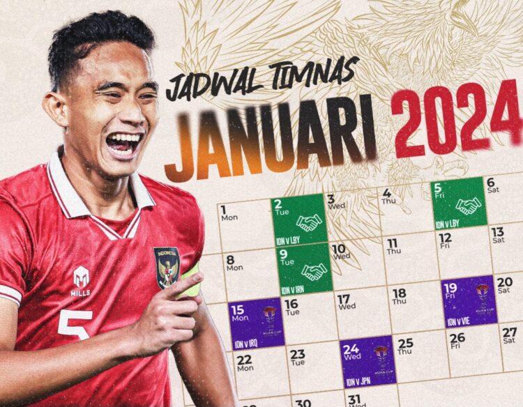 Piala Asia: Timnas Indonesia Wajib Menang Lawan Vietnam, ini Jadwal Pertandingannya