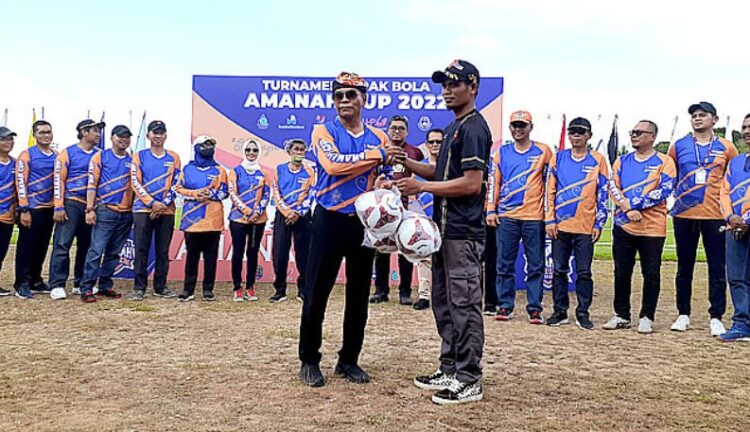 Gubernur Kaltara resmi membuka Turnamen AMANAH CUP I