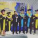 8 mahasiswa meraih predikat wisudawan terbaik UT Tarakan (Foto: Ade/CAKRANEWS)