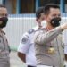 Kepala Korps Lalu Lintas (Kakorlantas) Polri Irjen Pol. Firman Shantyabudi (kedua dari kanan) saat memantau arus mudik di ruas Jalan Tol Cikampek-Kalikangkung pada beberapa waktu lalu