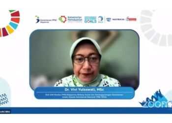 Staf Ahli Menteri PPN Bappenas Bidang Sosial dan Penanggulangan Kemiskinan Vivi Yulaswati