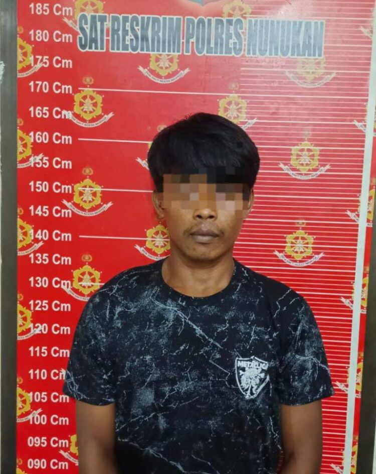 Tampang pelaku pencuri hp (FOTO : Humas Polres Nunukan)