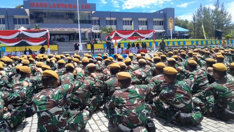 Danrem 092/Maharajalila Beri Pesan ini pada 350 Prajurit TNI yang Ditugaskan ke Perbatasan