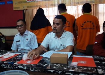 Tiga Orang Diduga Kurir Sabu Ditetapkan Tersangka, Barang Bukti Dimusnahkan