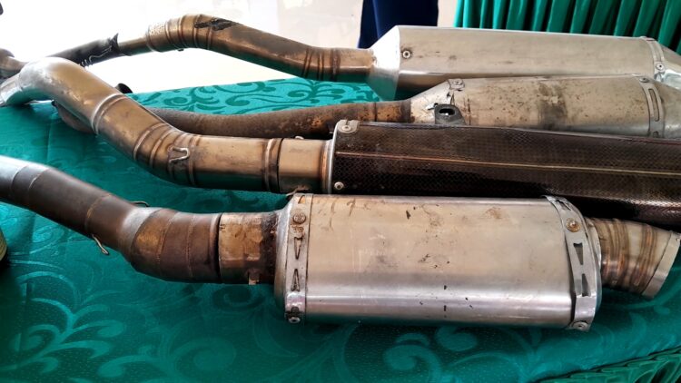 350 Knalpot Brong Disita Polisi Selama Tahun 2023, Kapolres Tarakan: Ini Mengganggu Kenyamanan