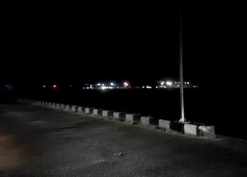 Ternyata ini Penyebab Jalan Aki Balak Sekitar Bandara Juwata Gelap Gulita