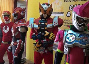 Kantor DPD Golkar Kaltara ‘Digeruduk’ Super Hero, Ternyata ini Faktanya