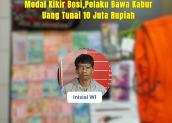 Tampang pelaku pencurian di Nunukan (Foto : Polres Nunukan)