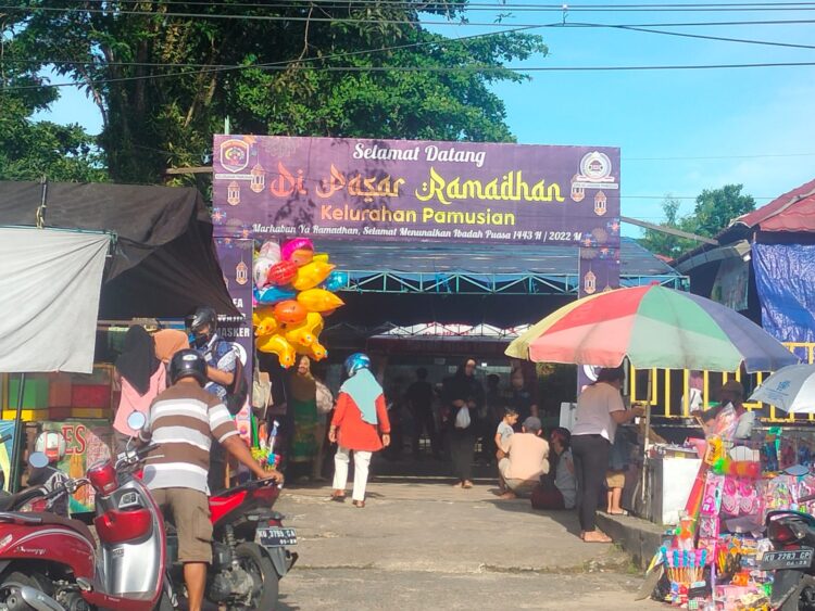 Pasar Ramadan Kelurahan Pamusian (Foto: Istimewa)