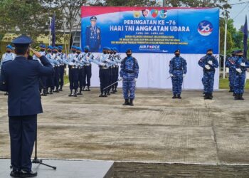Peringatan HUT TNI AU ke-76 (Foto: Ade /CAKRA NEWS)