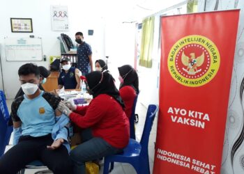 Kejar Herd Immunity, BIN Kaltara Vaksinasi Ratusan Warga Binaan Lapas Tarakan