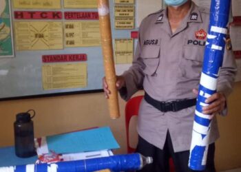 Polsek Tarakan Barat mengamankan leduman milik warga