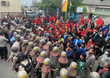 Aksi demo yang pernah dilakukan aliansi mahasiswa Tarakan beberapa waktu lalu