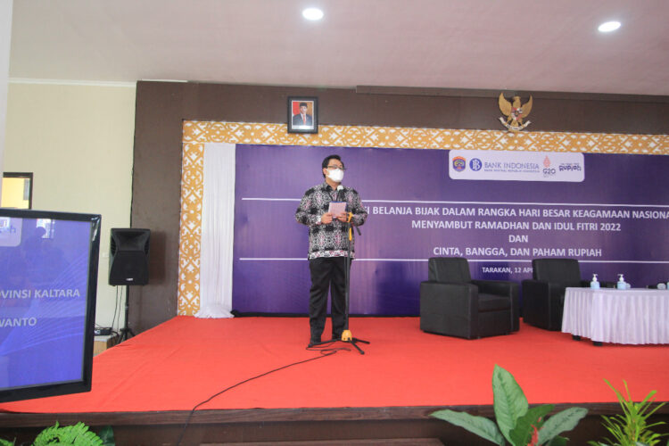 Deputi Kepala Perwakilan Bank Indonesia Provinsi Kalimantan Utara, Bambang Irwanto (Foto:Ade/CAKRANEWS)