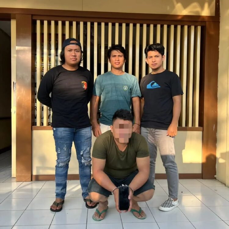 Pelaku AN ditangkap Reskrim Polsek Tarakan Timur (Foto: Istimewa)