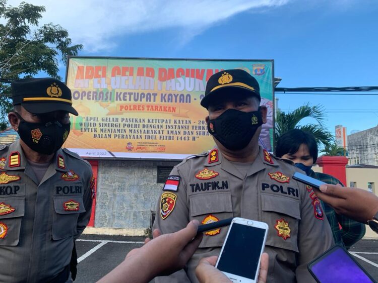 Kapolres Tarakan AKBP Taufik Nurmandia (Foto:Ade/CAKRANEWS)