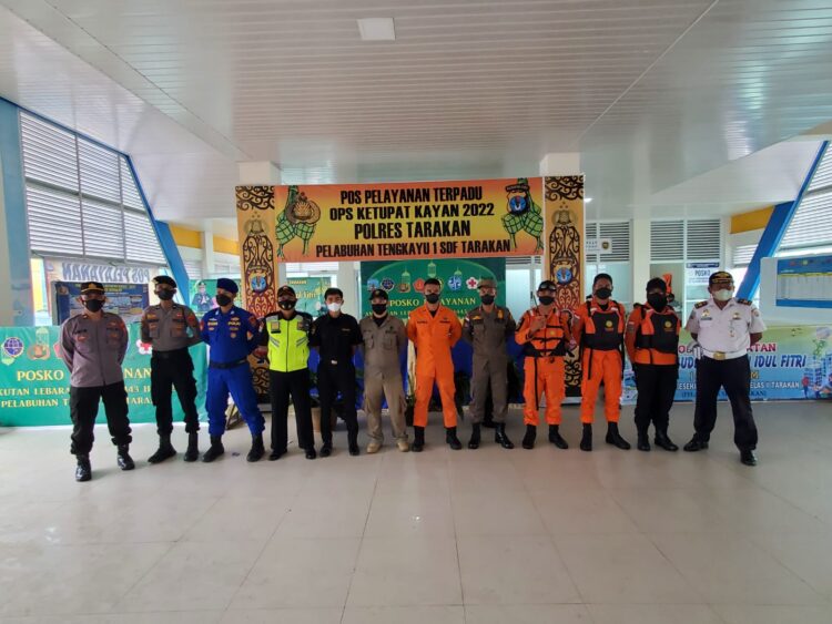 Posko Mudik Lebaran di Pelabuhan Tengkayu 1 (Foto: Istimewa)