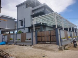 Kediaman Hasbudi di Tarakan (Foto: Rizky/CAKRANEWS)
