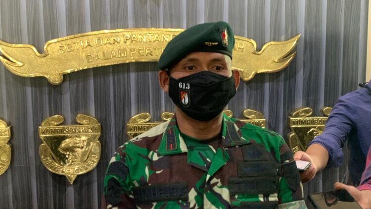 Wakil Komandan Batalyon 613/Raja Alam, Kapten Infanteri Mahfudz